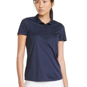 NWT‎ PUMA Women's Gamer Golf Polo Size Medium in Navy
